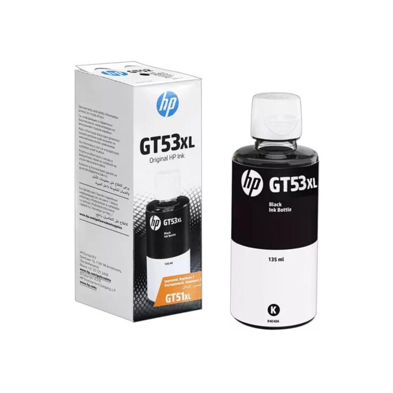 HP GT53XL Noir 135ml encre 6000 pages Smart Tank DeskJet