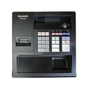 SHARP Caisse enregistreuse XE-A137BK/W à 30 touches – Image 1