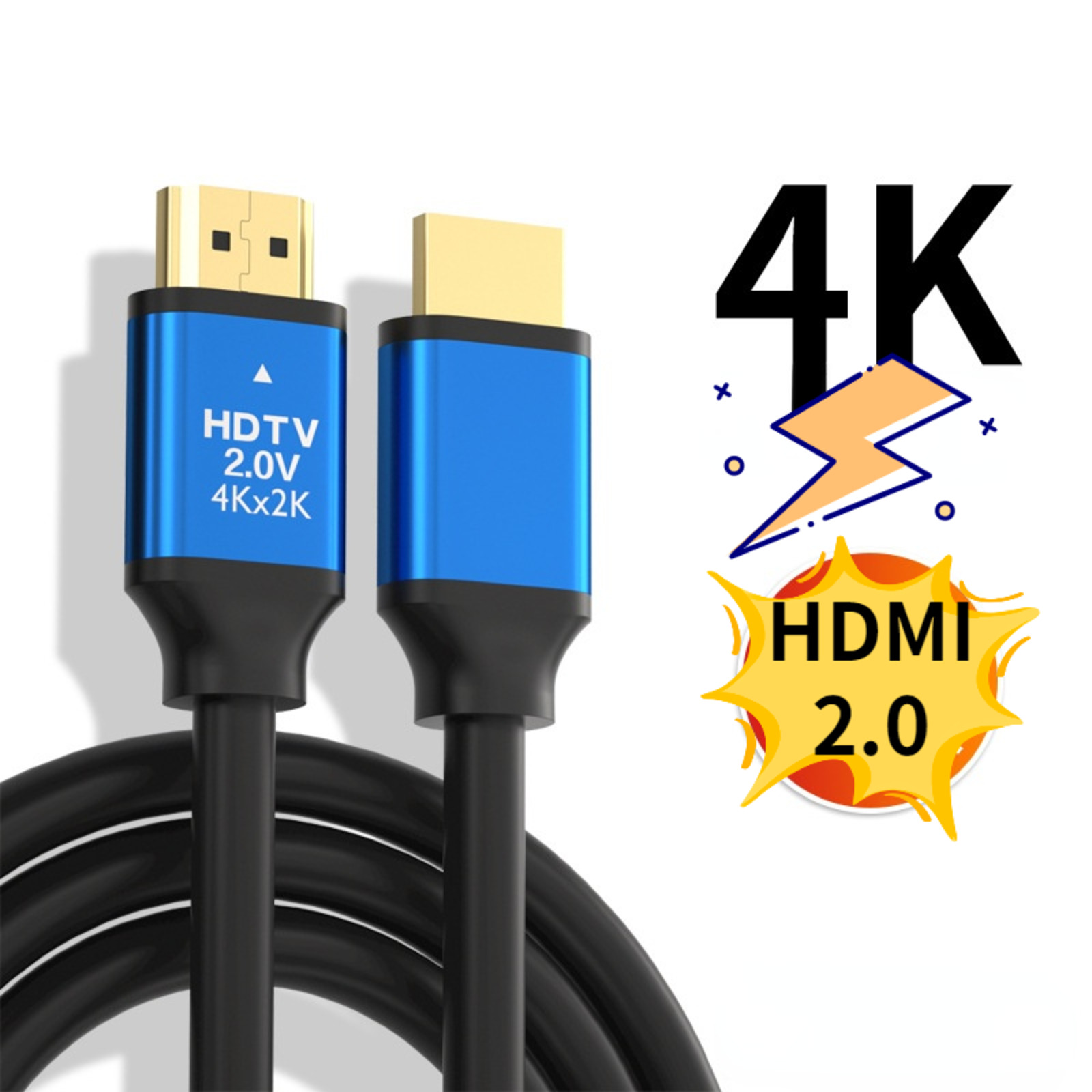 Cable hdmi 5M Premium 2.0V high speed maroc