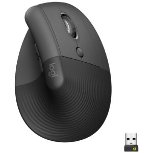 Logitech Lift  Souris Sans Fil ergonomique (Graphite) - Noir – Image 1