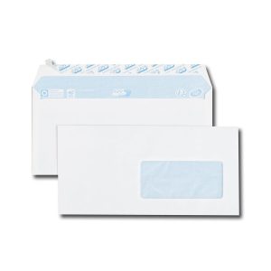 Enveloppe américain 115 x 225 blanc SAM 90G