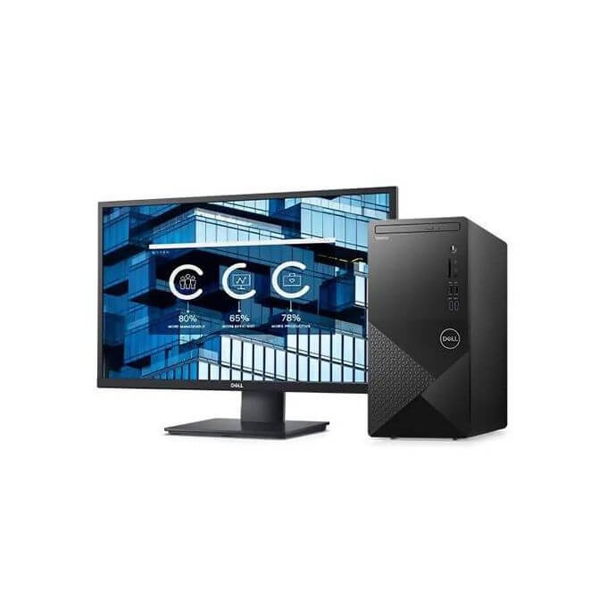 Ordinateur de bureau Dell VOSTRO 3888 i5-10400 - 4GB 1 To - avec écran E2020H 20 pouces