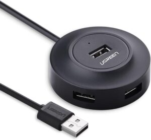 Adaptateur Hub USB 2.0 Ugreen 4 Ports 20277 avec câble 1M