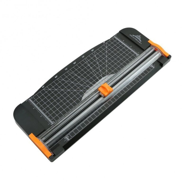 Massicot Coupe papier A4 Avec protection & Règle de Guillotine - 909-5 - Noir