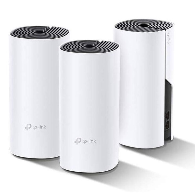 TP-LINK WiFi Mesh Deco E4 Pack de 3 routeurs sans fil Dual-Band Wi-Fi AC1200