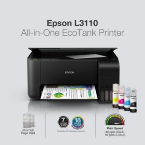 EPSON Imprimante EcoTank L3110 A4 All-In-One Copy/Scan/Print – Image 2