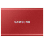 Samsung Disque dur Portable SSD T7 1 To - Rouge – Image 3