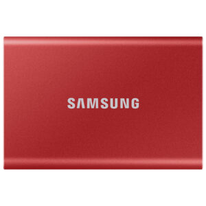 Samsung Disque dur Portable SSD T7 1 To - Rouge – Image 3