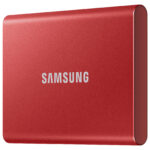 Samsung Disque dur Portable SSD T7 1 To - Rouge – Image 2