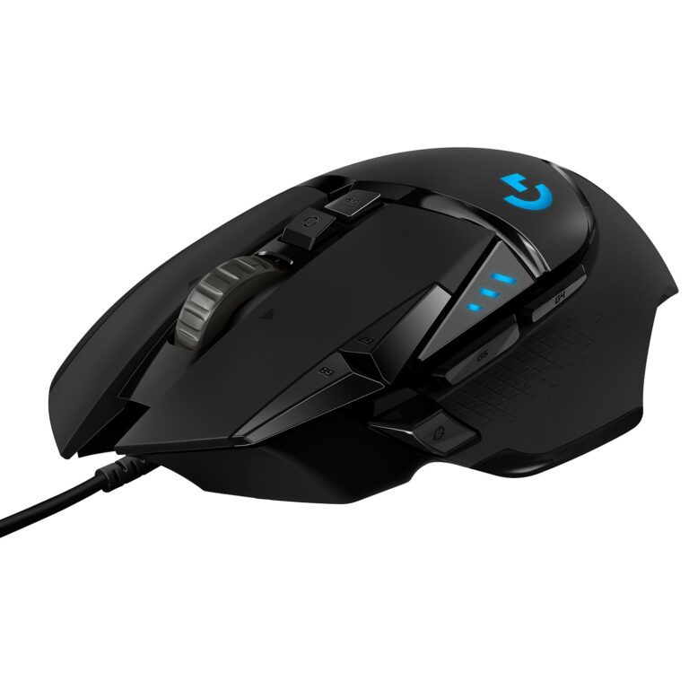 Souris Logitech G502 Hero- droitier - capteur optique 25600 dpi