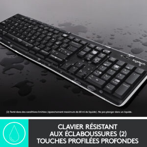 Logitech Ensemble sans fil MK270 souris + clavier (AZERTY Français) – Image 4