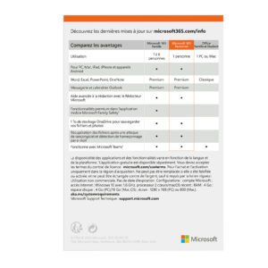 Microsoft 365 Personnel Licence 1 utilisateur pour 1 PC - Abonnement de 12 mois – Image 3