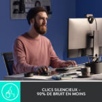 Logitech Souris Sans fil MX Master 3S - droitier - capteur optique 8000 dpi - 7 boutons – Image 3
