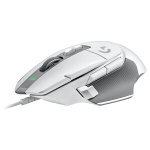 Logitech Souris Filaire G G502X Blanc- droitier - capteur optique 25000 dpi – Image 1