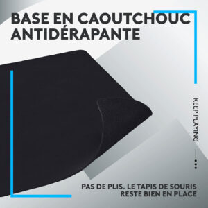 Logitech G G240 Tapis de souris pour gamer friction de surface modéré - base antidérapante en caoutchouc – Image 5
