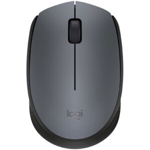 Logitech Souris sans fil M170  ambidextre - capteur optique - 3 bouton - Gris – Image 1