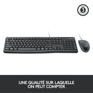 Logitech Desktop Ensemble MK120 souris + clavier Fr – Image 2