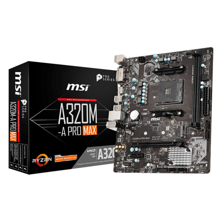 MSI Carte mère A320M-A PRO MAX Micro ATX Socket AM4 AMD
