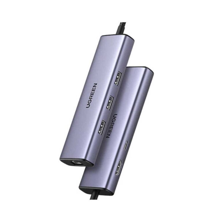 Adaptateur HUB Ugreen Revodok 1061 USB-C 6 en 1 avec HDMI et RJ45