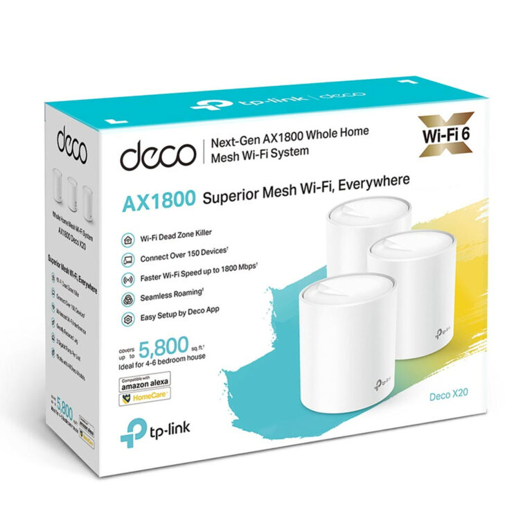 TP-LINK Wifi Mesh Deco X20 : Wi-Fi 6 AX et réseau maillé