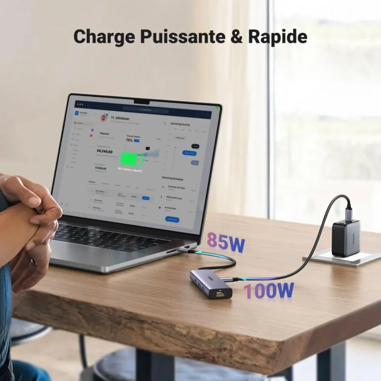 Adaptateur multiport USB-C Ugreen Revodok 1061 pour PC portable