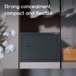 Coffre Fort DELI ET561 - Serrure à clé Fiable - 200 x 310 x 200 – Image 2