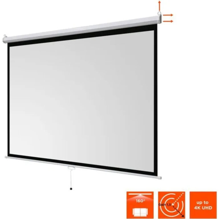 écran de projection mural 200 x 200 cm