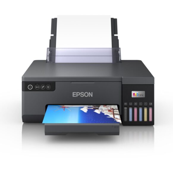 Imprimante photo Epson EcoTank L8050 couleur Wi-Fi A4 Impression sur cartes PVC (C11CK37403)