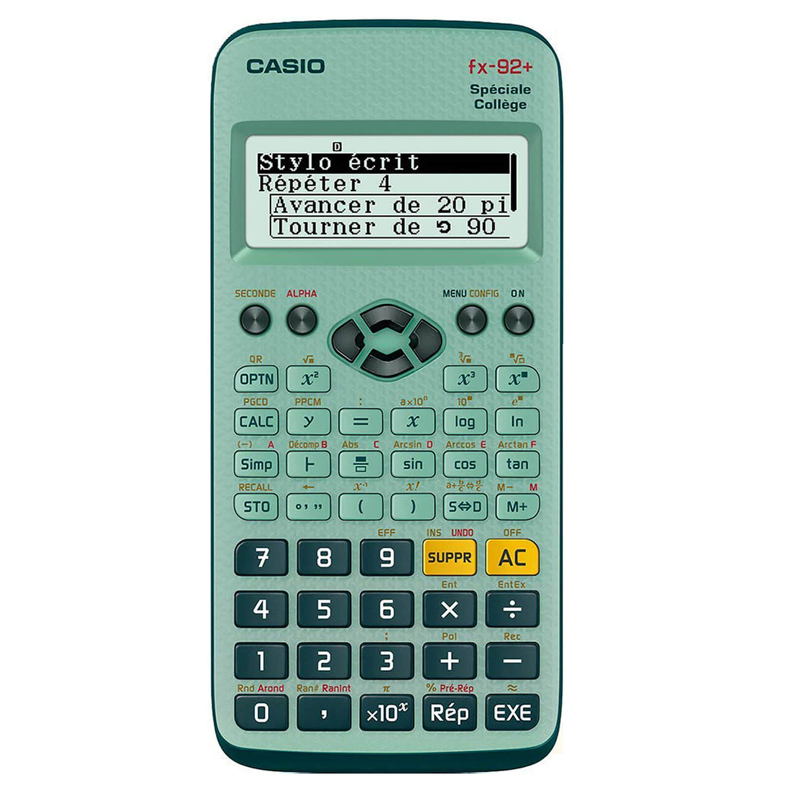 Calculatrice scientifique Casio FX-92+ Calculatrice scientifique Casio FX-92+ - Spéciale collège