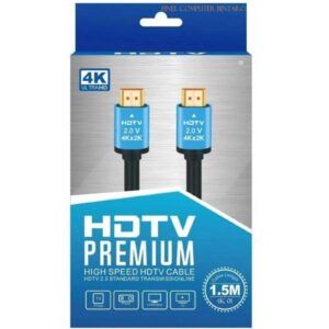 CABLE HDMI PREMIUM 1.5M 4K UHD/HDR 2.0V - HIGH SPEED – Image 1