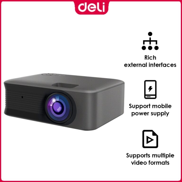 Mini Vidéoprojecteur DELI VS6002 - 3000 Lumens