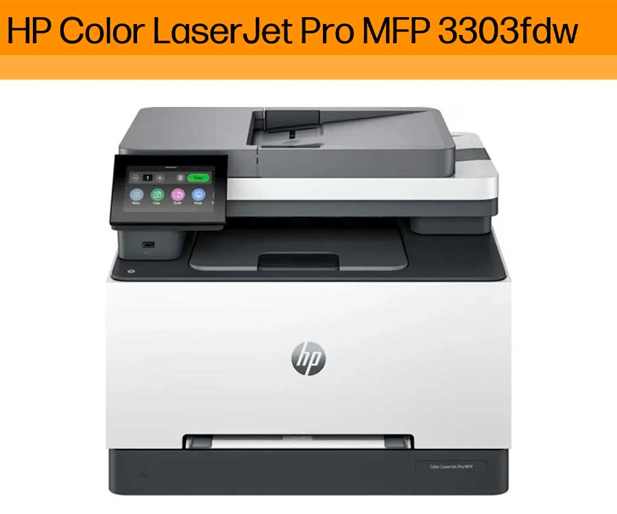 Impresora-MF-HP-Color-LaserJet-Pro-3303FDW Imprimante laser couleur multifonction hp 3303FDW - 499M8A