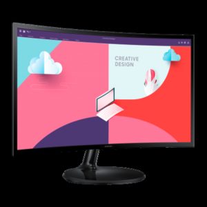 Écran incurvé 24" Samsung Essential Curved Monitor S3 (LS24C360EAMXZN) – Image 3