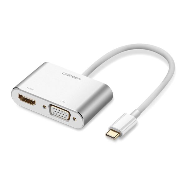 Adaptateur ugreen convertisseur vidéo 30843 - Type-c HDMI/VGA