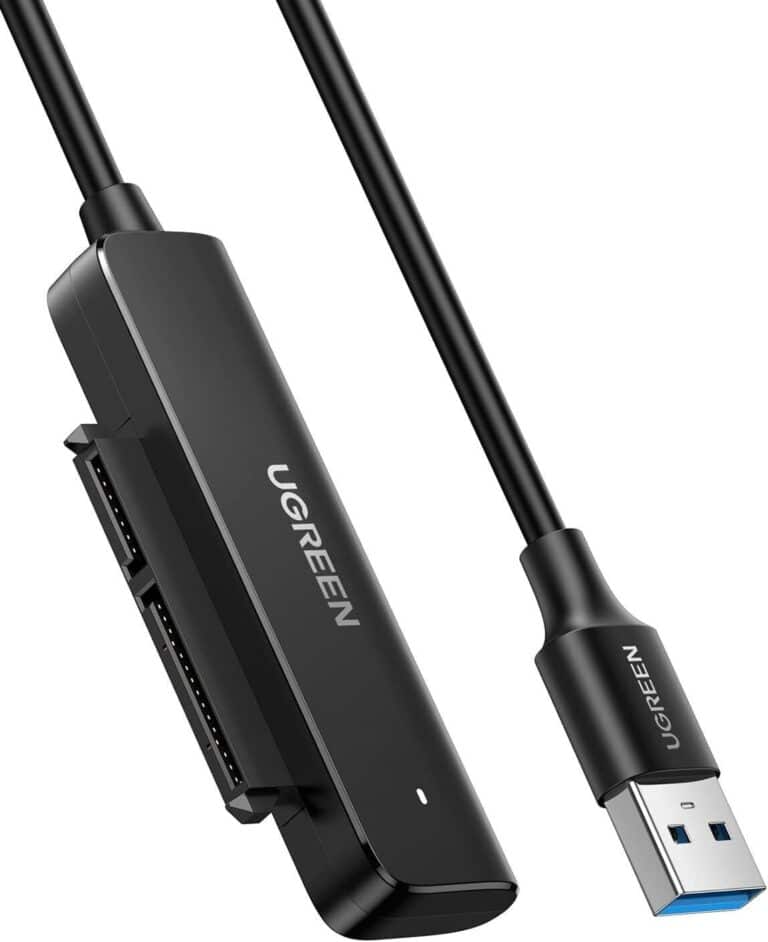 Adaptateur Ugreen SATA vers USB 3.0 avec disque dur