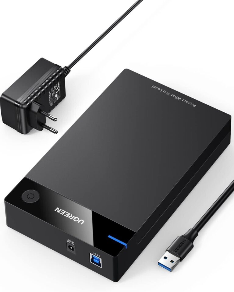 Boîtier externe Ugreen USB 3.0 pour disques durs 2.5 et 3.5 pouces