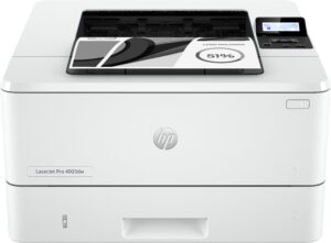 HP LaserJet Pro 4003dw - imprimante laser monochrome professionnelle vue de face