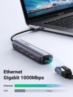 Hub USB-C Ugreen supportant la recharge 100W