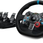 Volant de course Logitech G29 Driving Force pour PS4, PS3 et PC avec retour de force double moteur.