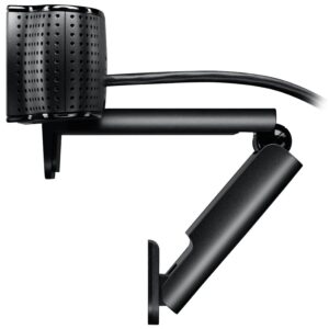 Webcam Logitech C920 Refresh montée sur écran d’ordinateur
