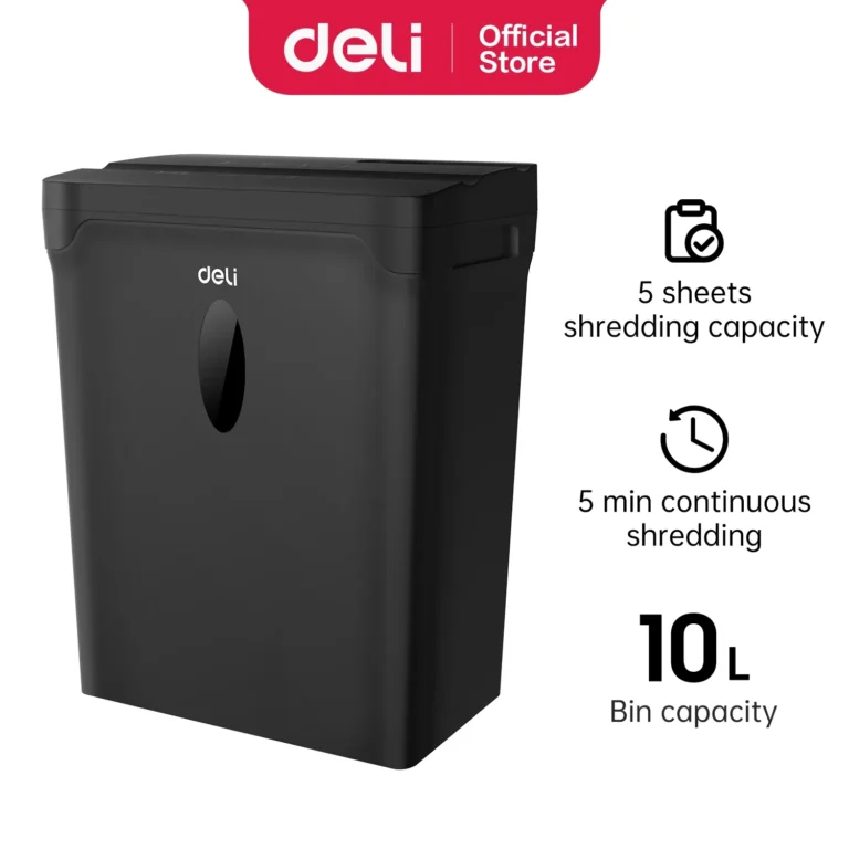 Deli-ET015 Paper Shredder vue de face