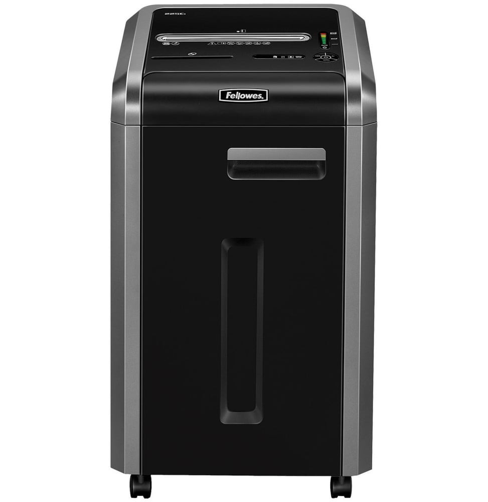 Destructeur Croisé Fellowes Powershred® 225Ci (1) Destructeur Croisé Fellowes Powershred® 225Ci en fonctionnement