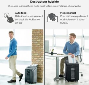 Mode automatique 100 feuilles Fellowes AutoMax 100M