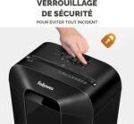 Fellowes LX70 détails sécurité