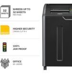 Vue latérale du destructeur Fellowes 425Ci