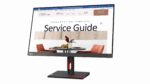 Zoom sur les boutons de réglage Lenovo ThinkVision