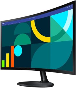 Détail de la connectivité VGA et HDMI de l'écran Samsung Essential S3 