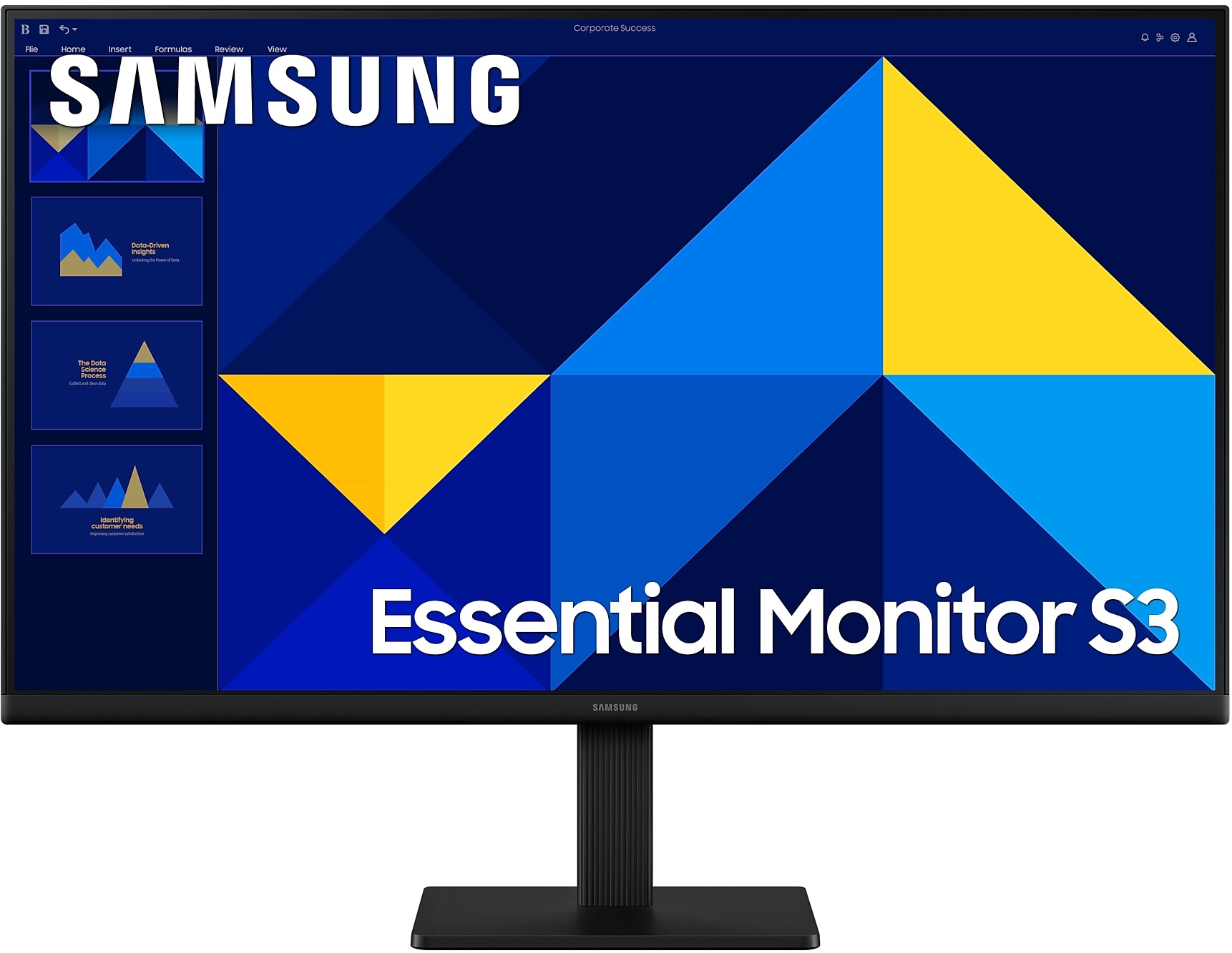 Écran 27 Full HD Samsung S30GD (3) Connecteurs HDMI et VGA de l'écran Samsung S30GD