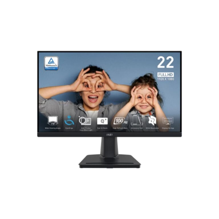 Écran MSI Pro MP225V vue de face