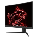 Capture de l'Écran incurvé Gaming MSI G24C6 E2 en pleine action de jeu